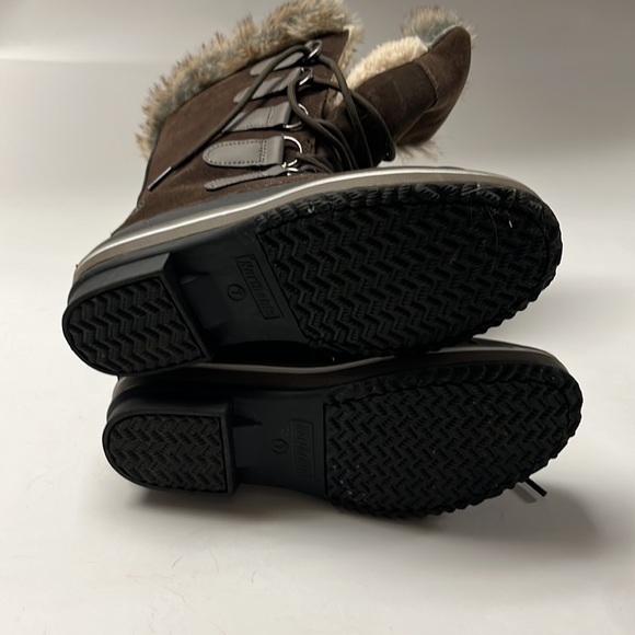 Northside brown suede boots with faux fur - Picture 5 of 8